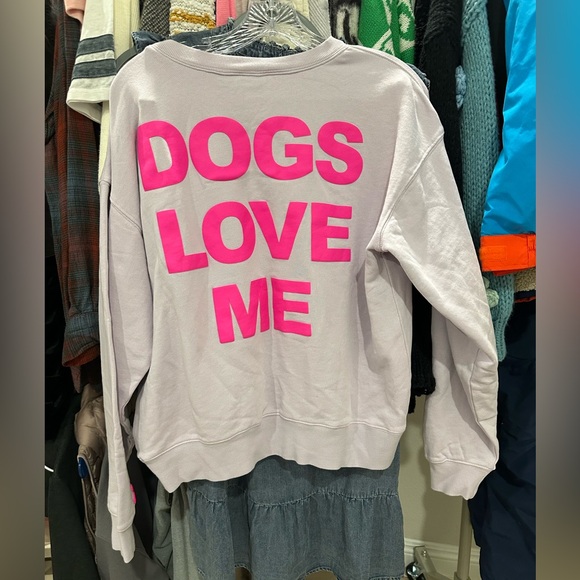 WILDFOX DOGS LOVE ME CREWNECK SWEATSHIRT - Picture 4 of 5